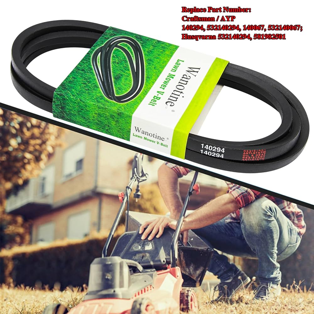 Amazon.com : Wanotine 532140294 140294 Drive Belt Replaces